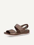 Not selected, Caprice, Leather Heeled sandal - brown TAUPE PERLATO