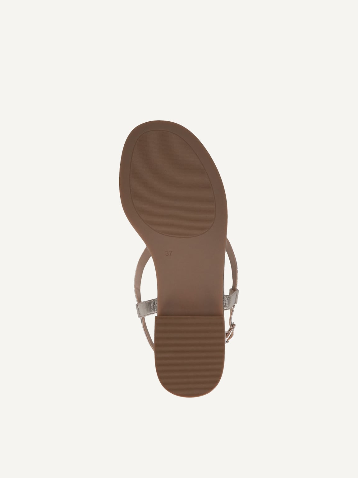 Caprice, Leather Sandal - gold LT.GOLD METAL., image 4 of 5