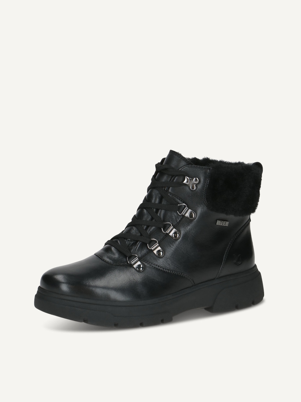 Caprice, Bootie - black warm lining BLACK NAPPA, image 1 of 5