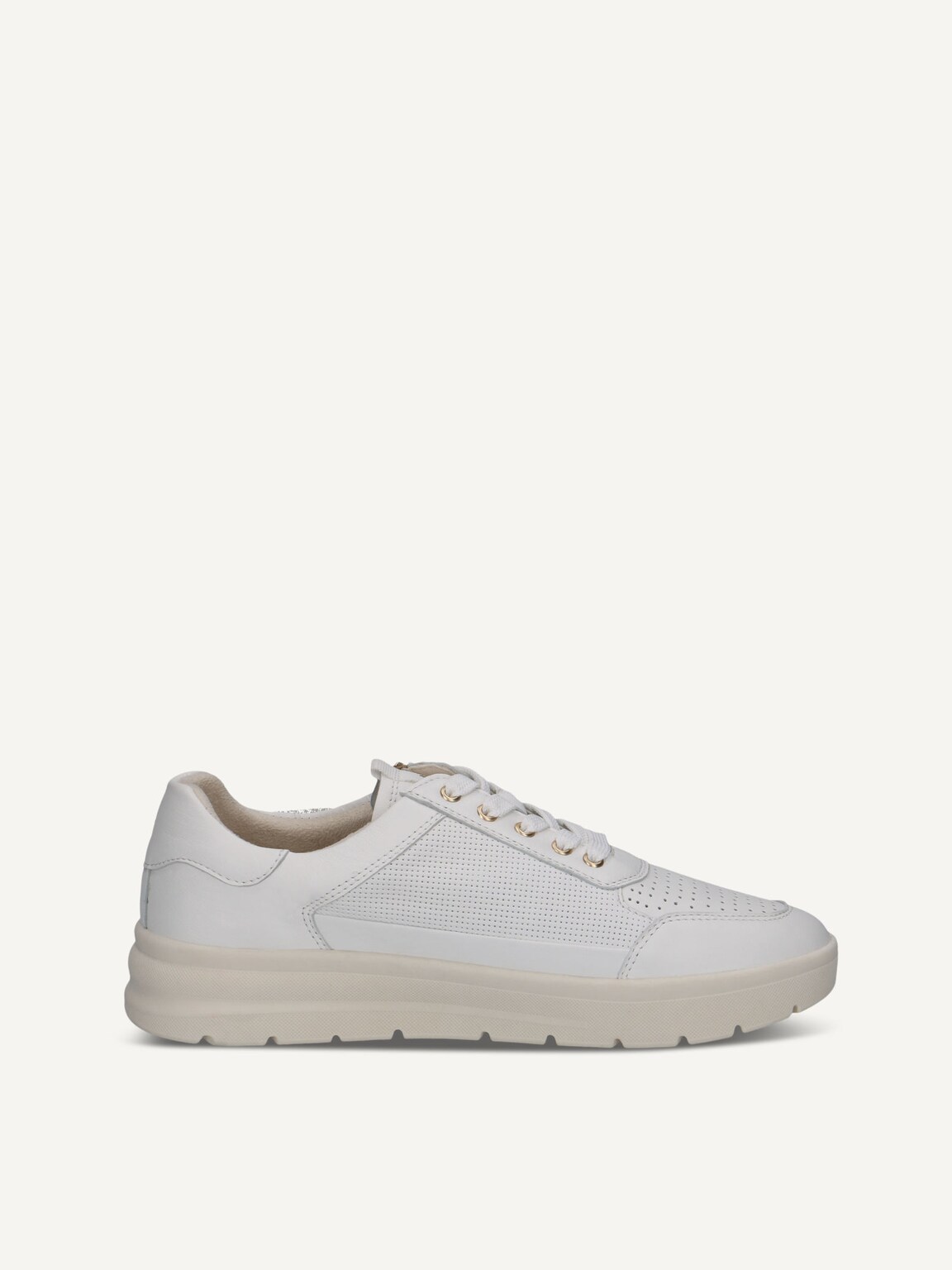 Caprice, Leather Low shoes - white WHITE NAPPA, image 3 of 5