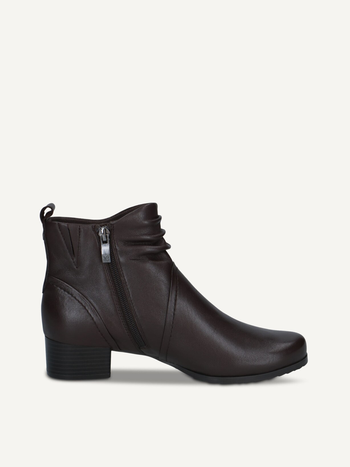 Caprice, Leather Bootie - brown DK BROWN NAPPA, image 3 of 5