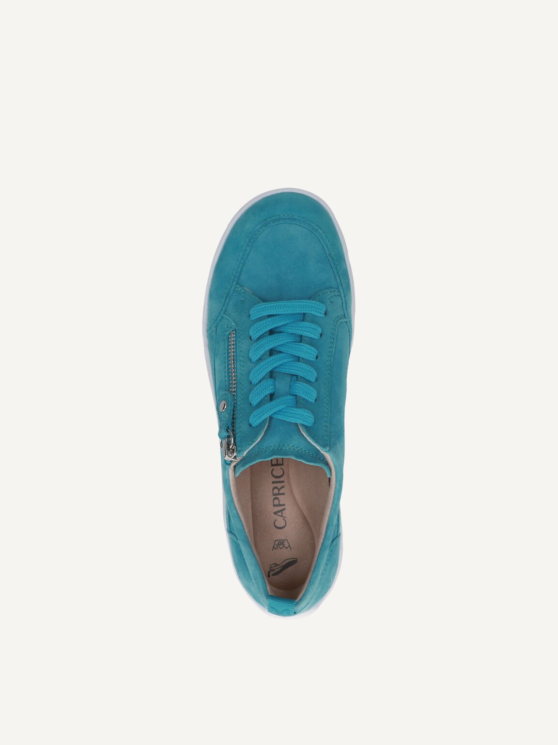 Caprice, Leather Sneaker - blue BLUE SUEDE, image 6 of 6