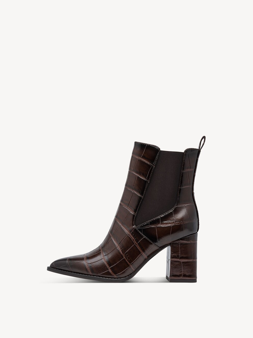 Marco Tozzi, Chelsea boot - brown, CAFE CROCO, Image 1 of 6