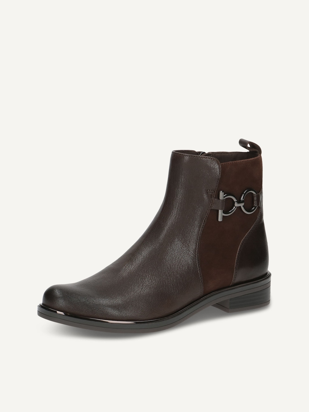 Caprice, Bottine en cuir - marron DK BROWN COMB, image 2 sur 5