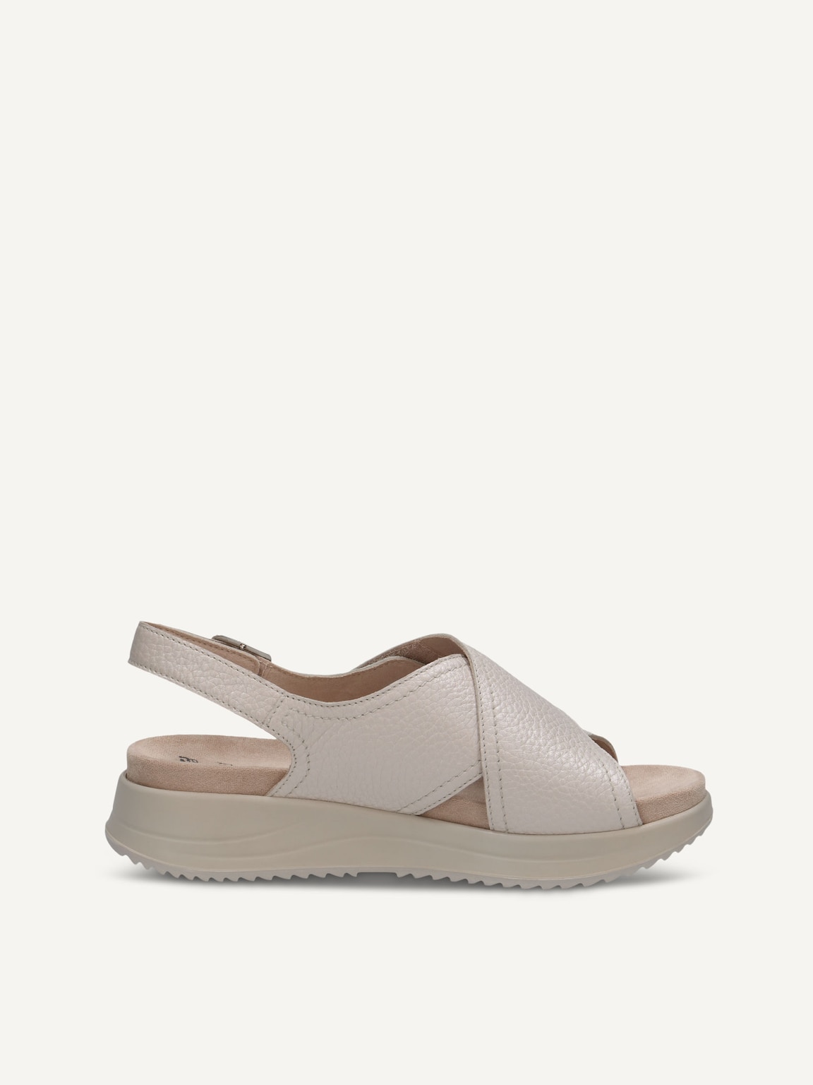 Caprice, Leather Sandal - white PEARL PERL DEE, image 4 of 6