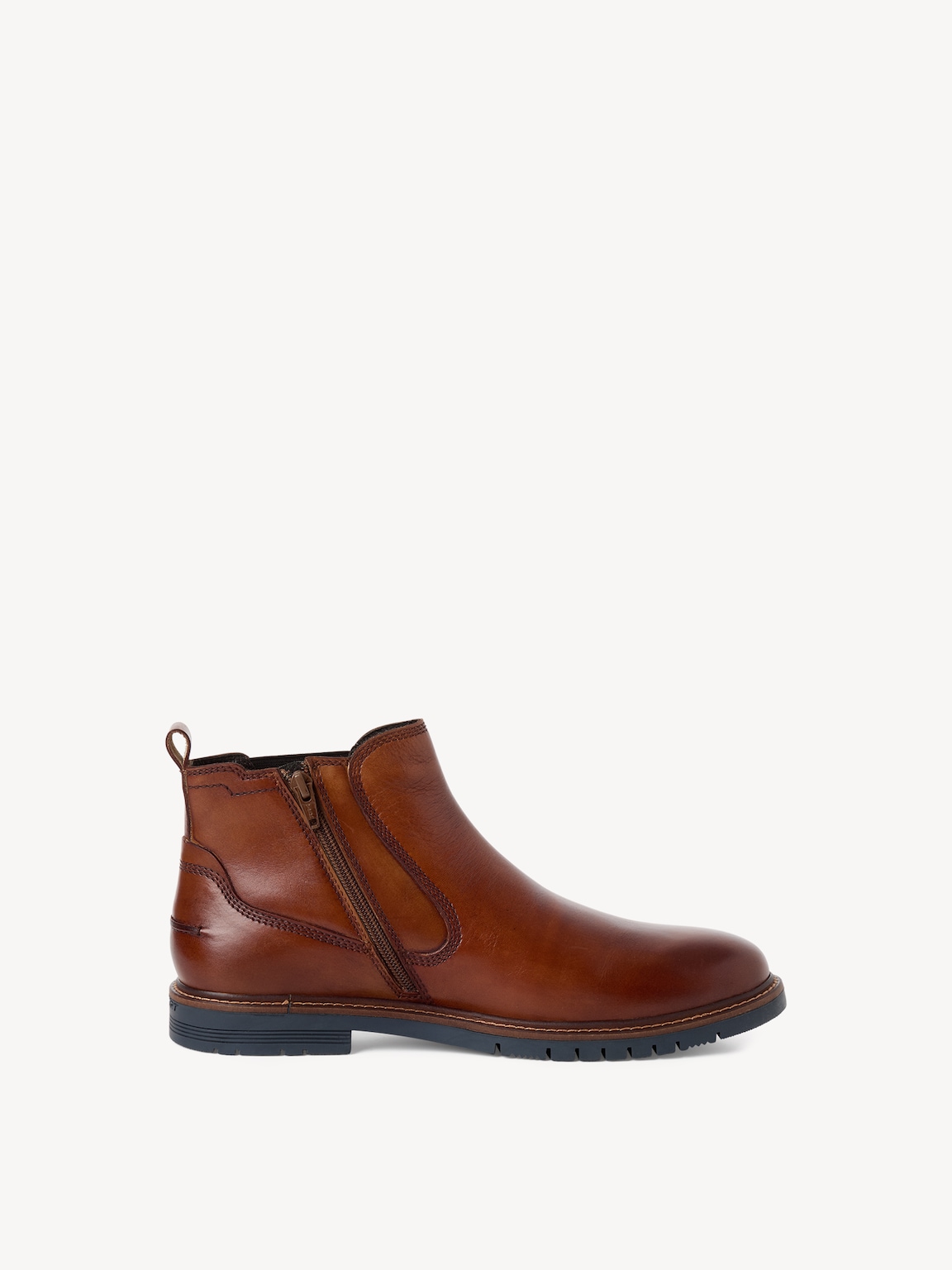 Marco Tozzi, Leather Chelsea boot - brown, COGNAC, Image 6 of 6