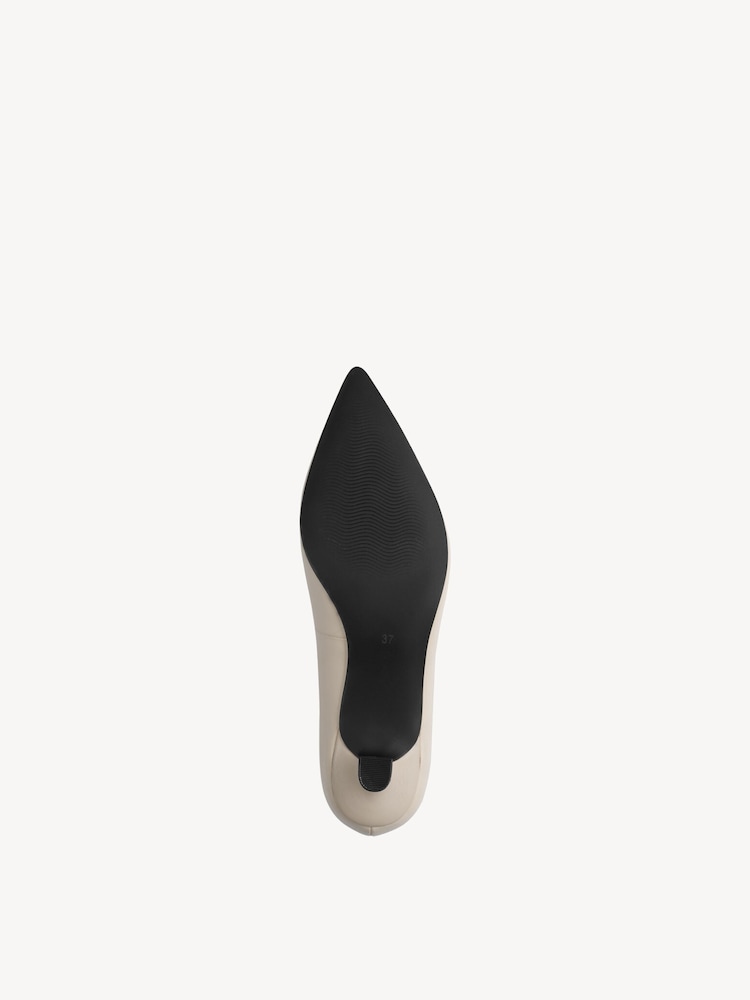 Marco Tozzi, Decolleté - beige CREAM NAPPA, immagine 5 di 7