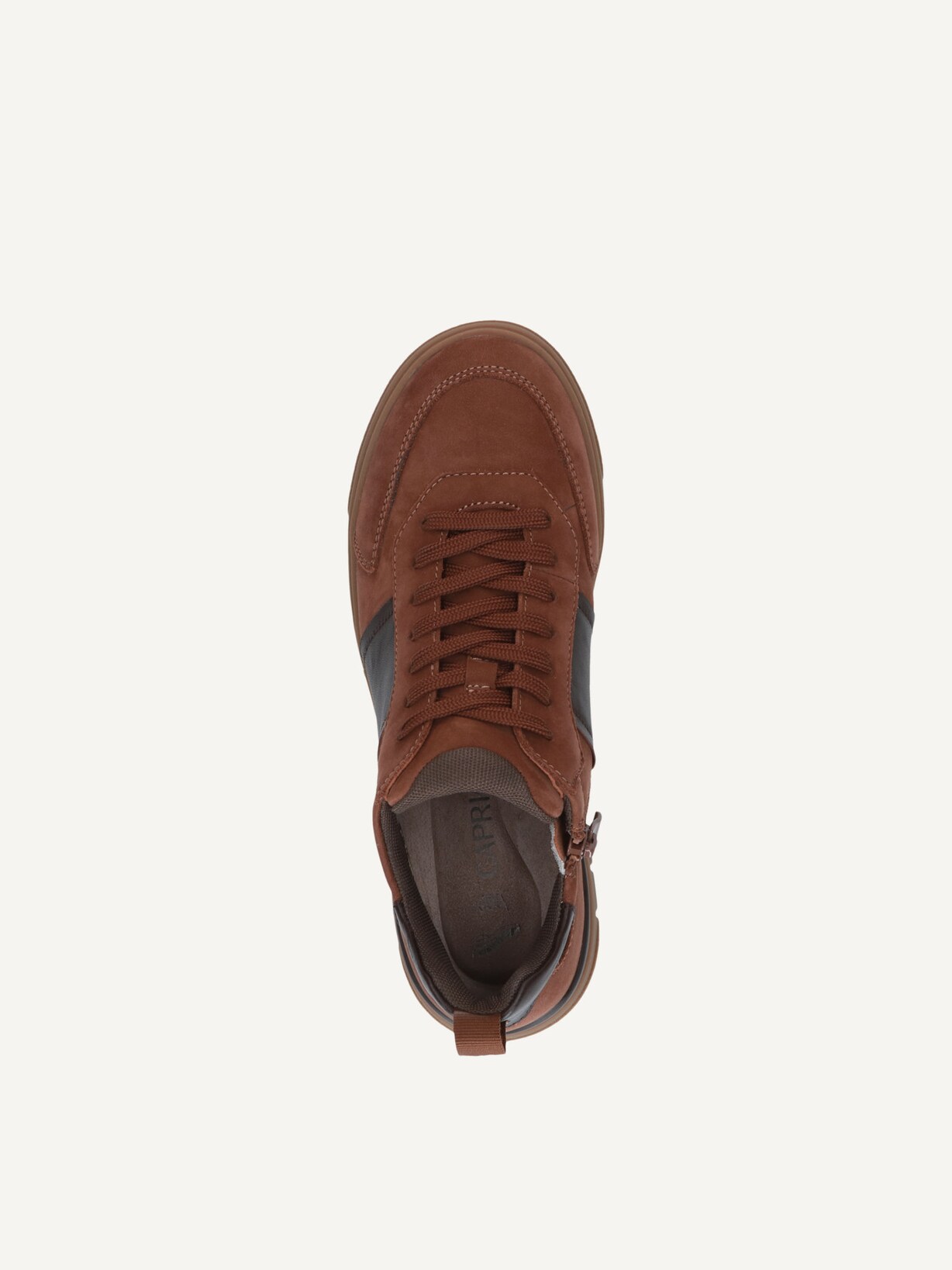 Caprice, Basket en cuir - marron COGNAC COMB, image 5 sur 6