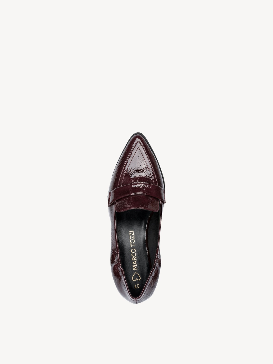 Marco Tozzi, Slipper - rot BORDEAUX PAT., Bild 3 von 6