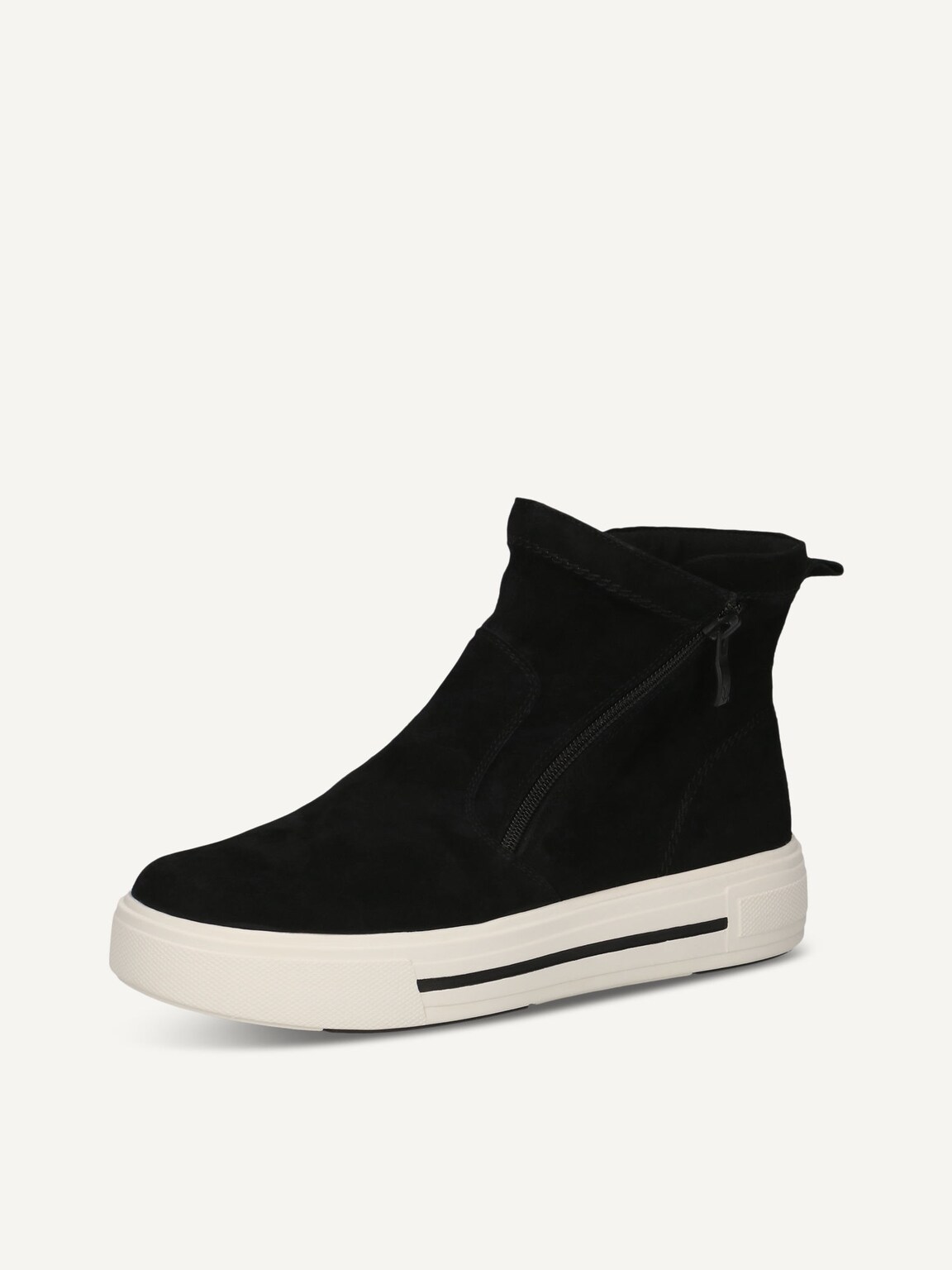 Caprice, Leather Bootie - black BLACK SUEDE, image 1 of 5