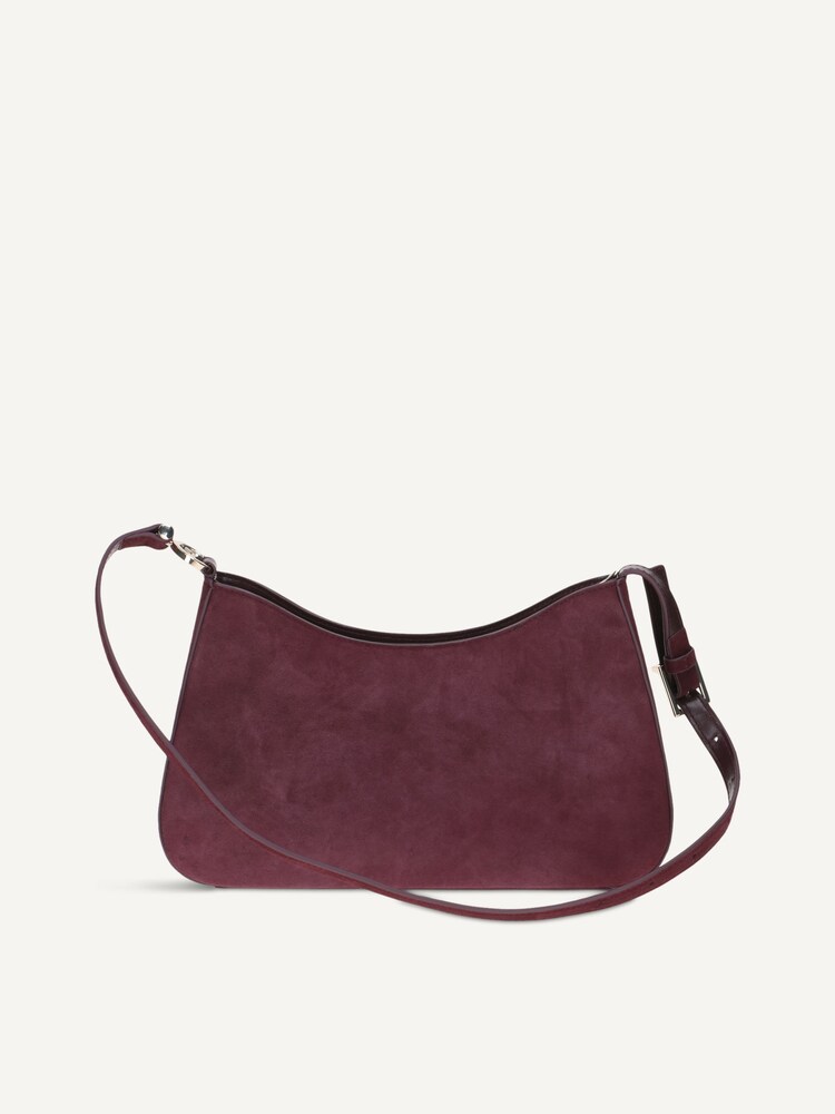 Caprice, Handbag - red BORDEAUX SUEDE, image 4 of 5