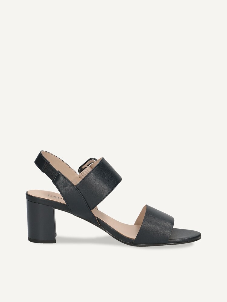 Caprice, Leather Heeled sandal - blue OCEAN NAPPA, image 3 of 5