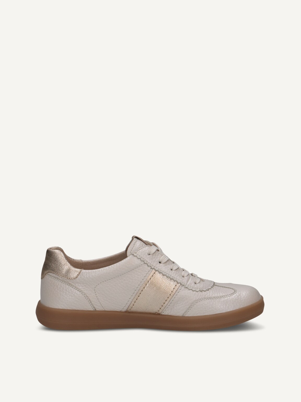 Caprice, Leather Sneaker - white PEARL DEER COM, image 3 of 5