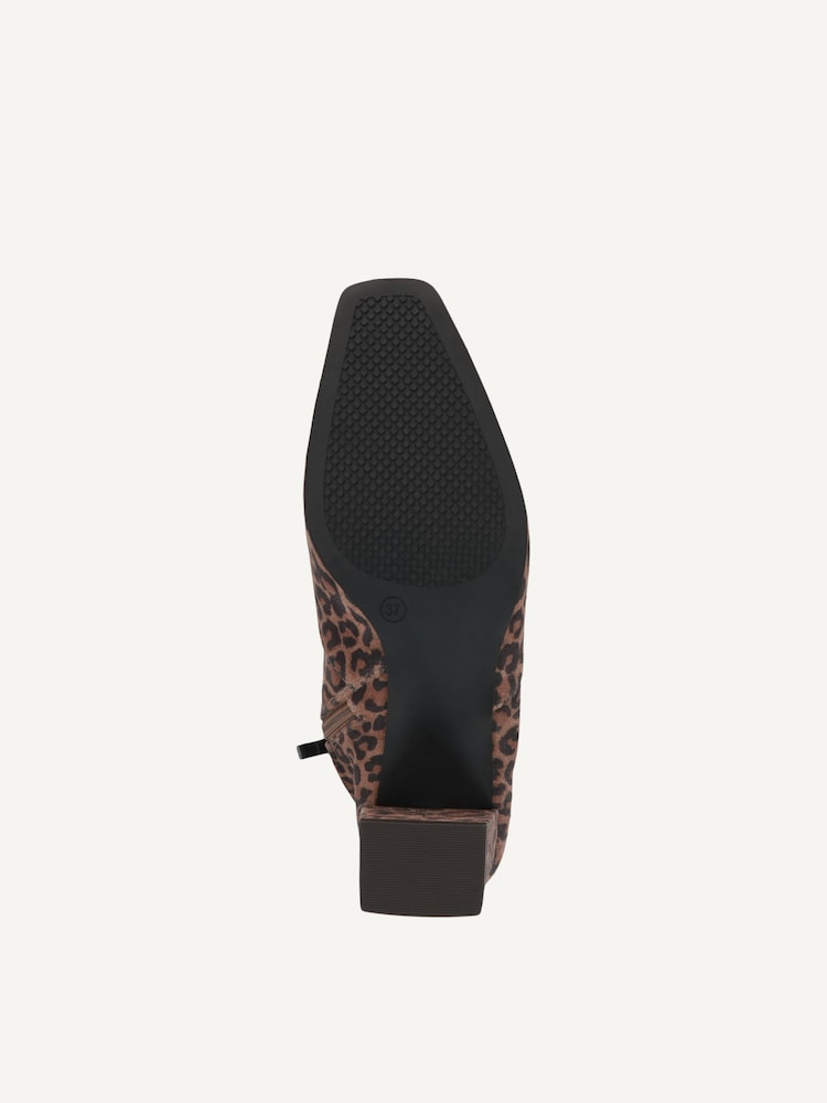 Caprice, Bootie - beige LEO STRETCH, image 5 of 6