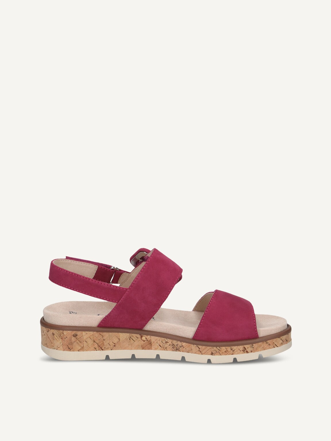 Caprice, Leather Sandal - pink FUCHSIA SUEDE, image 3 of 5