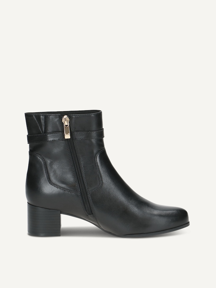 Caprice, Bottine en cuir - noir BLACK NAPPA, image 3 sur 5