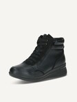 Selected, Caprice, Leather Bootie - black warm lining BLACK NAPPA CO