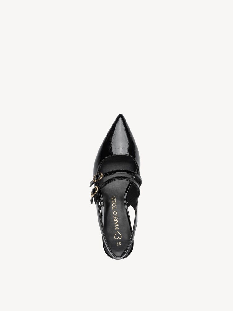 Marco Tozzi, Decolleté - nero BLACK PATENT, immagine 3 di 6