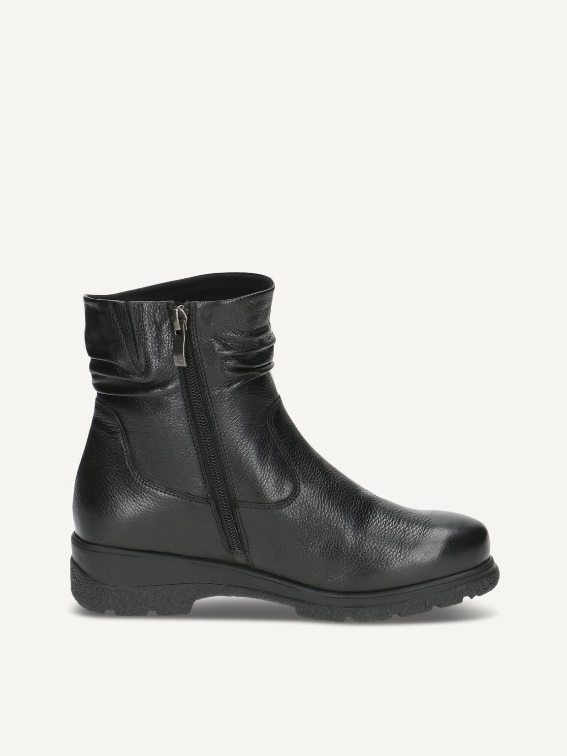 Caprice, Leather Bootie - black warm lining BLACK NAPPA, image 3 of 5