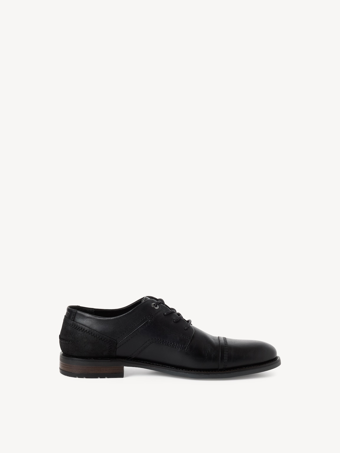 Marco Tozzi, Leather Low shoes - black, BLACK, Image 6 of 6