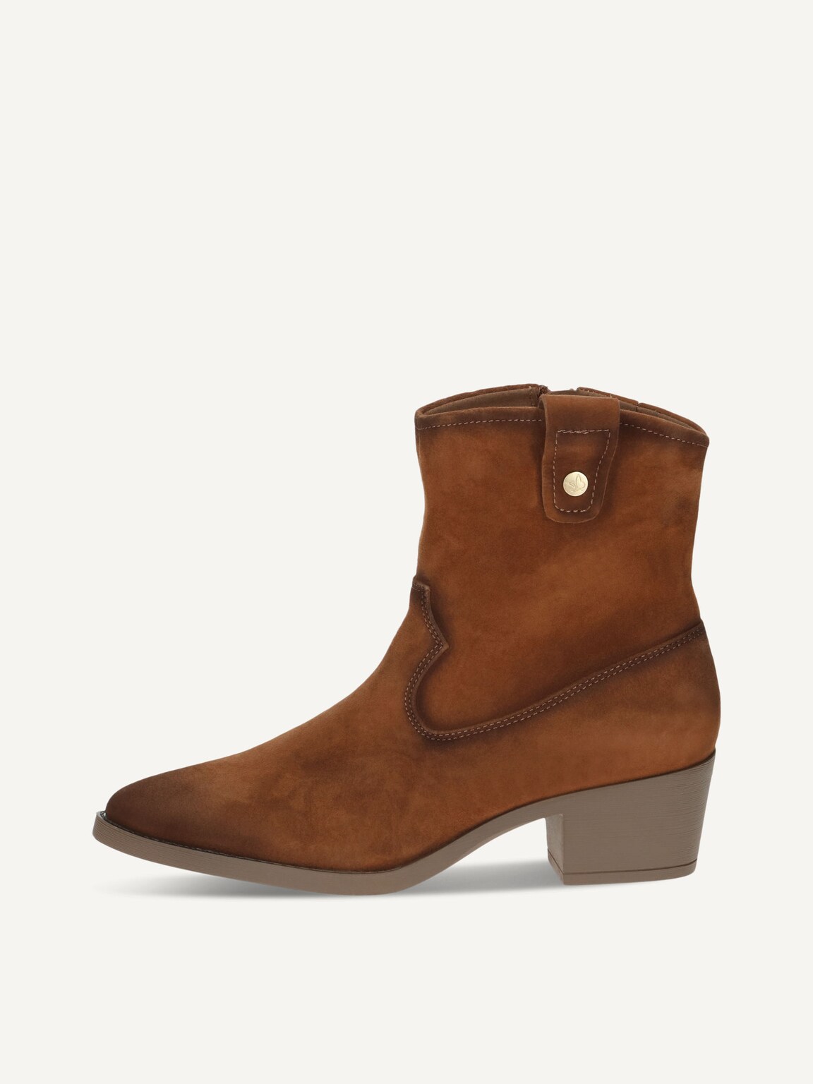 Caprice, Leather Bootie - brown NUT SUEDE, image 2 of 5