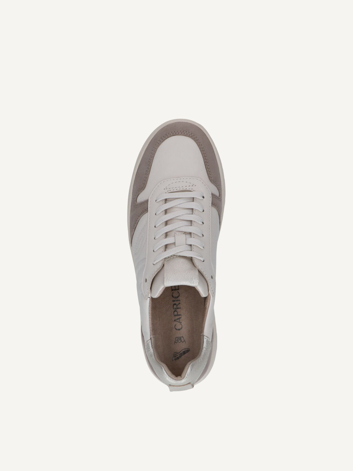 Caprice, Ledersneaker - weiß OFFWHITE COMB, Bild 5 von 6