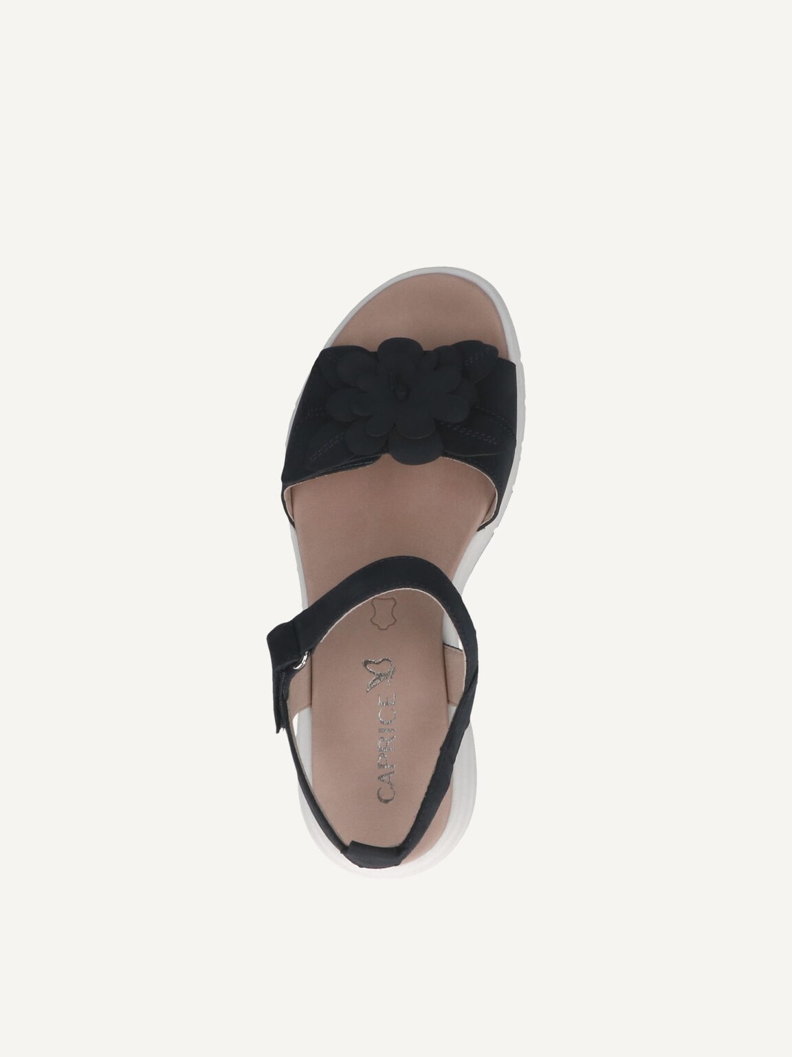 Caprice, Leather Sandal - blue OCEAN NUBUC, image 5 of 5