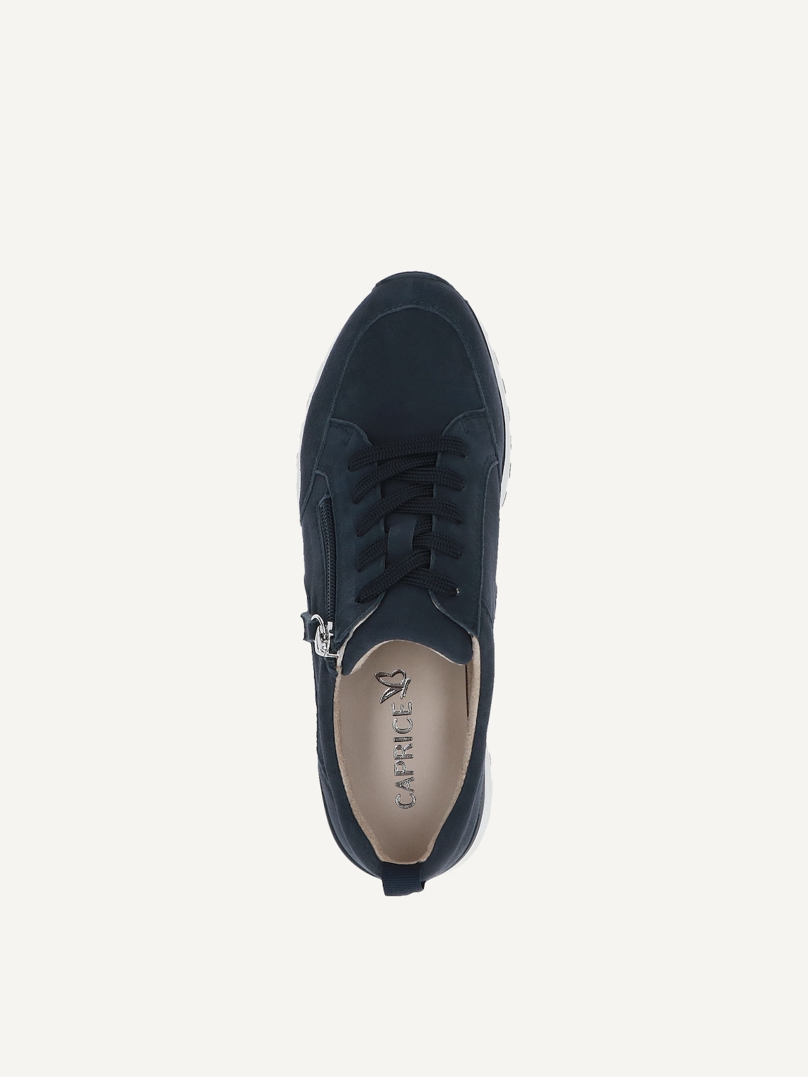 Caprice, Leather Sneaker - blue OCEAN SUEDE, image 9 of 10