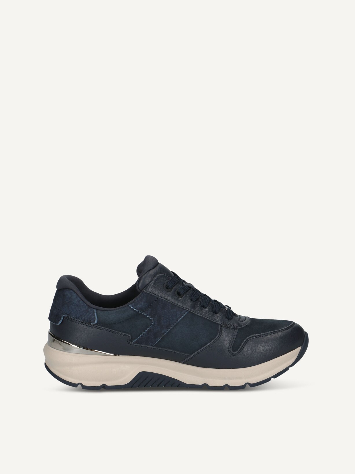 Caprice, Lädersneaker - blå OCEAN COMB, bild 3 av 5