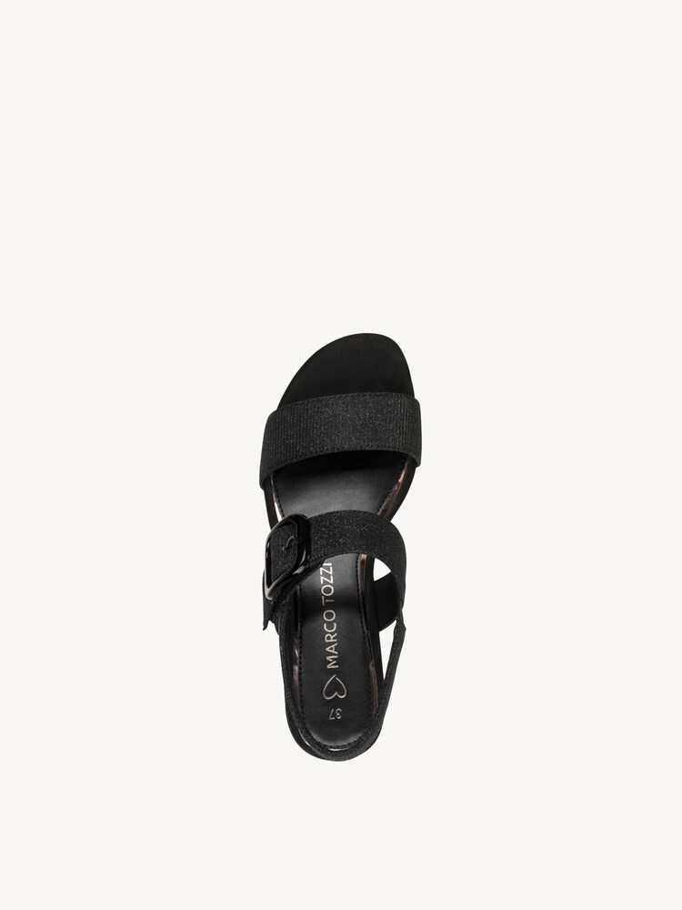 Marco Tozzi, Sandalo - nero BLACK METALLIC, immagine 5 di 12