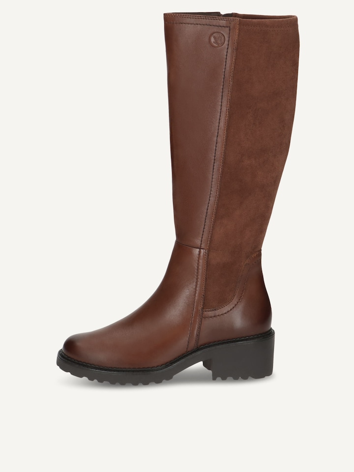 Caprice, Bottes - marron COGNAC COMB