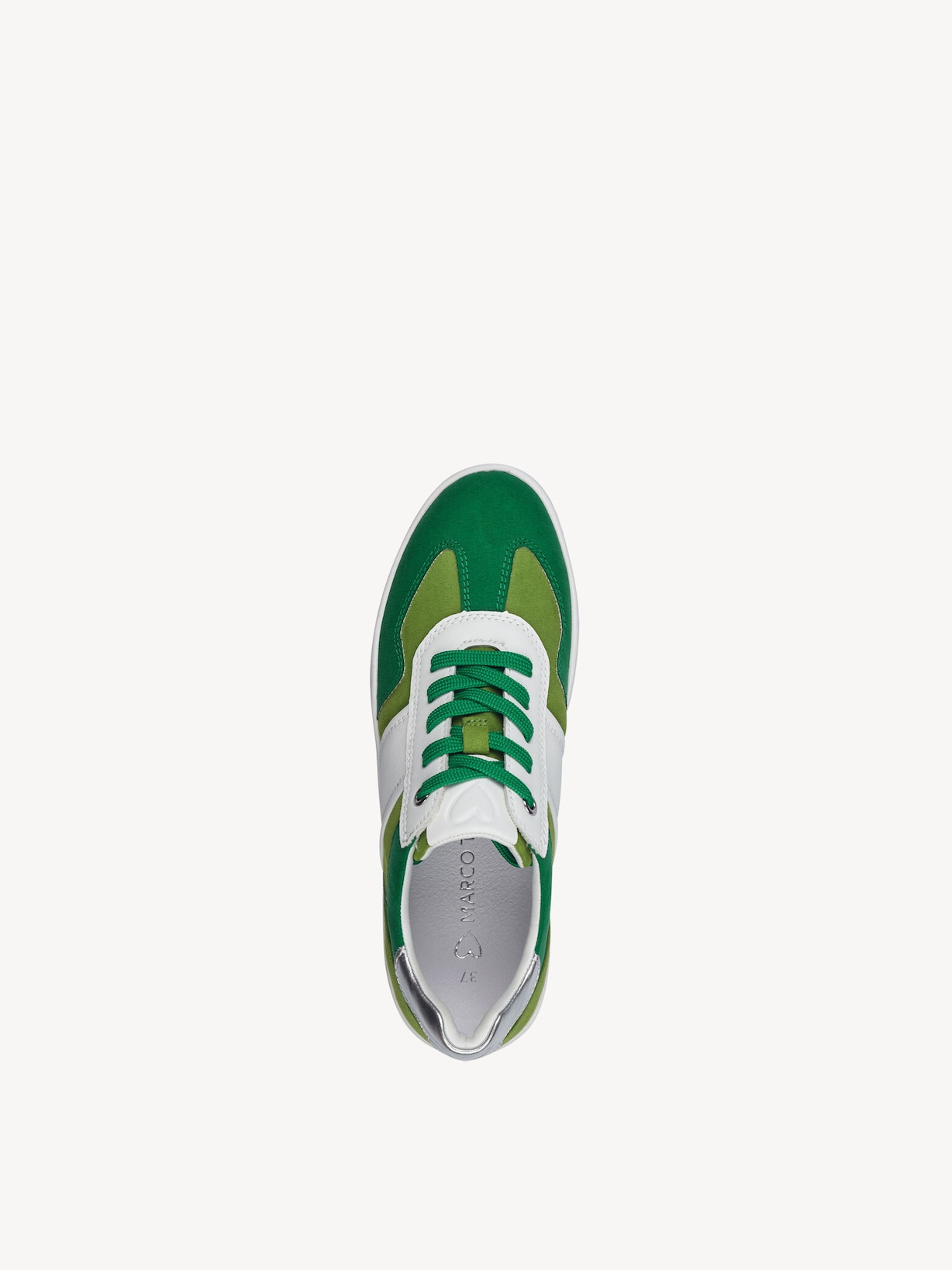 Marco Tozzi, Sneaker - weiß WHITE/GREEN, Bild 6 von 7