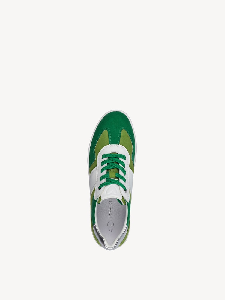 Marco Tozzi, Sneaker - bianco WHITE/GREEN, immagine 4 di 7