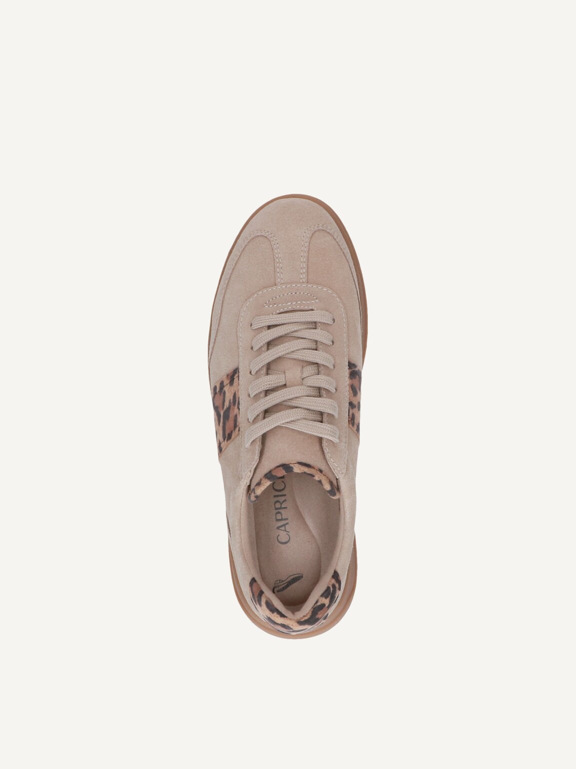Caprice, Leather Sneaker - beige SAND COMB, image 5 of 5
