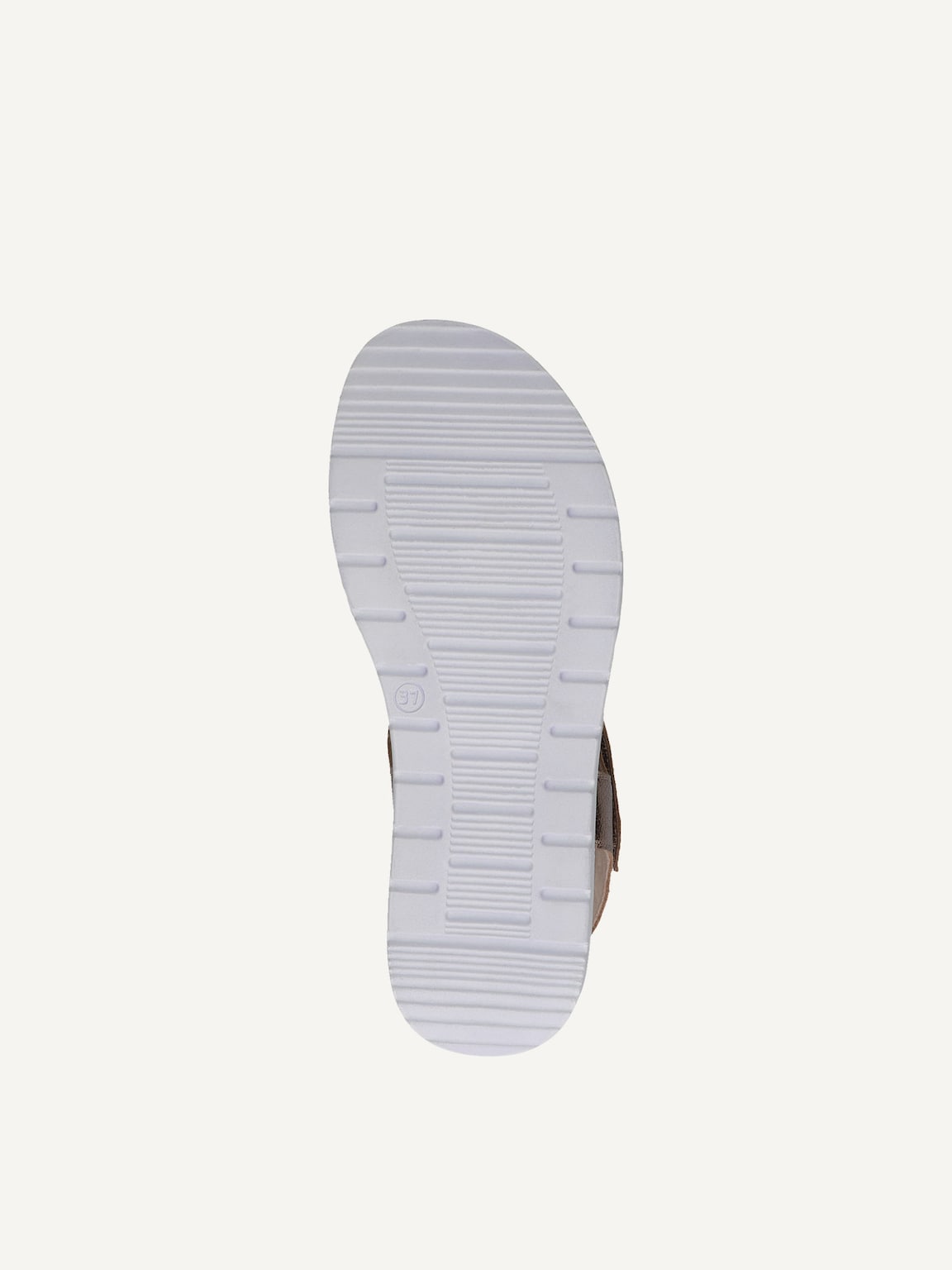 Caprice, Leather Heeled sandal - brown TAUPE MET.COMB, image 4 of 5