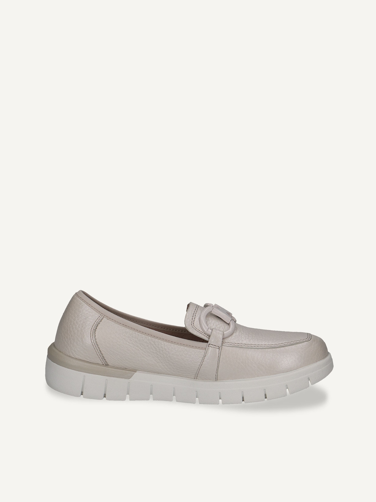 Caprice, Slipper en cuir - blanc PEARL PERL DEE, image 4 sur 6