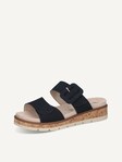 Not selected, Caprice, Leather Mule - blue OCEAN SUEDE
