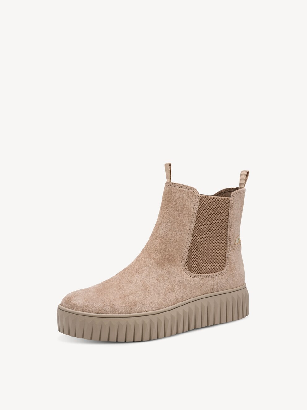 Marco Tozzi, Chelsea boot - beige, TAUPE, Image 2 of 6