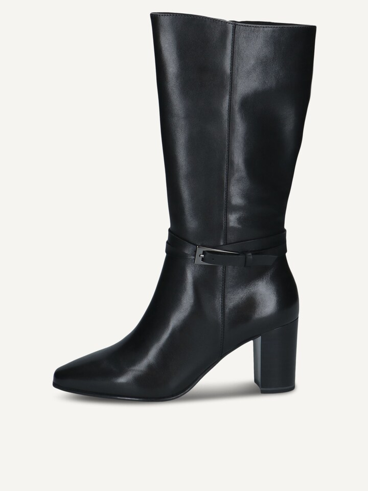 Caprice, Bottine en cuir - noir BLACK NAPPA