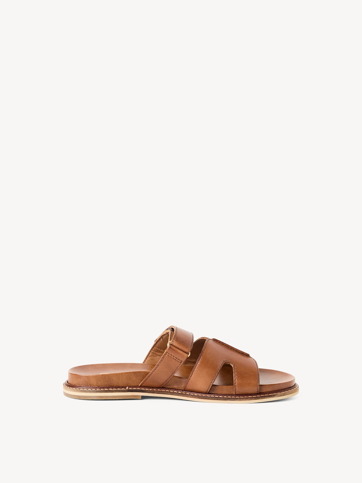 Marco Tozzi, Leather Mule - brown COGNAC, image 6 of 6