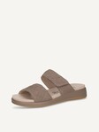 Selected, Caprice, Leather Mule - brown MUD SUEDE