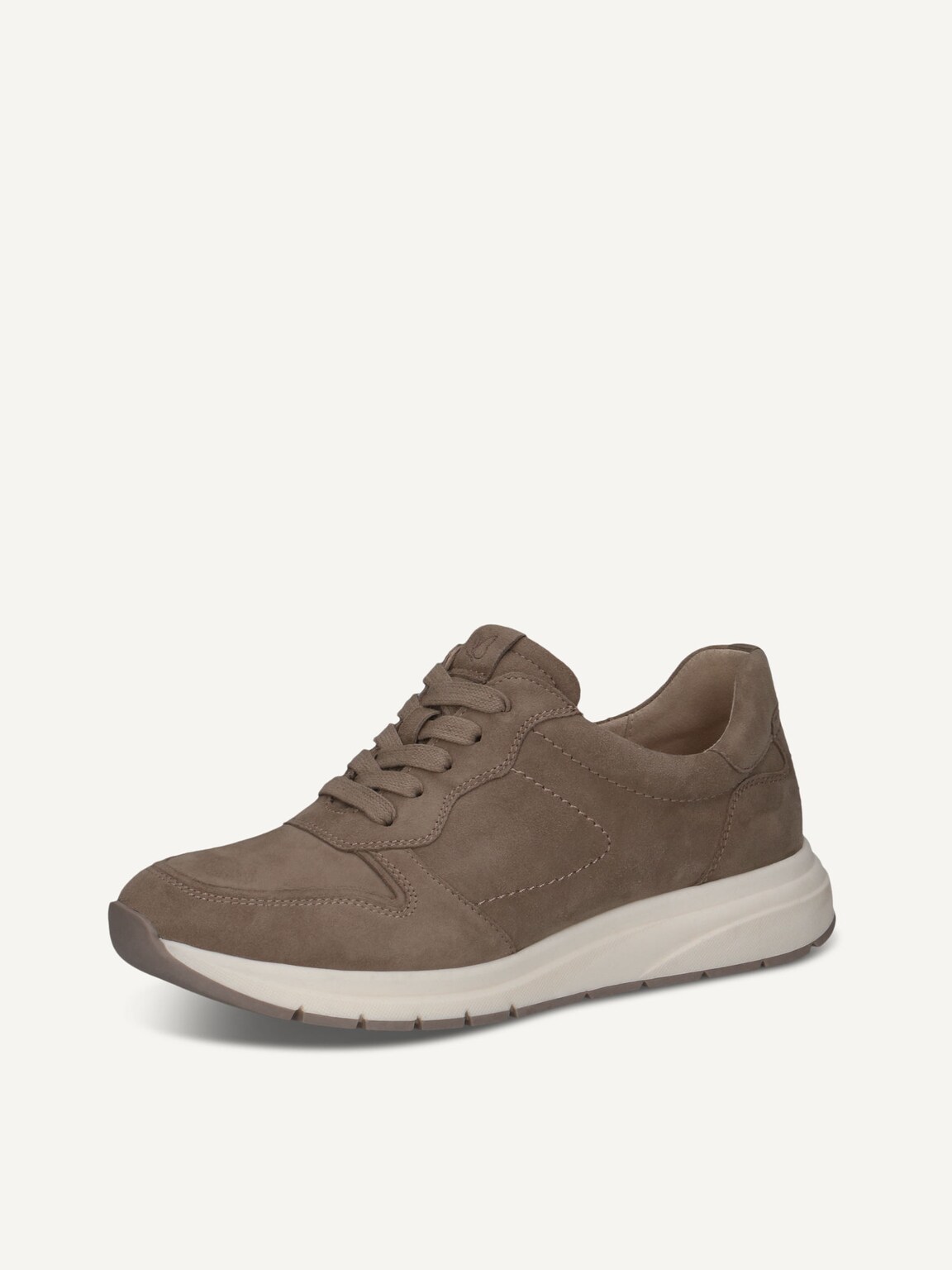 Caprice, Leather Sneaker - brown MUD SUEDE, image 1 of 6