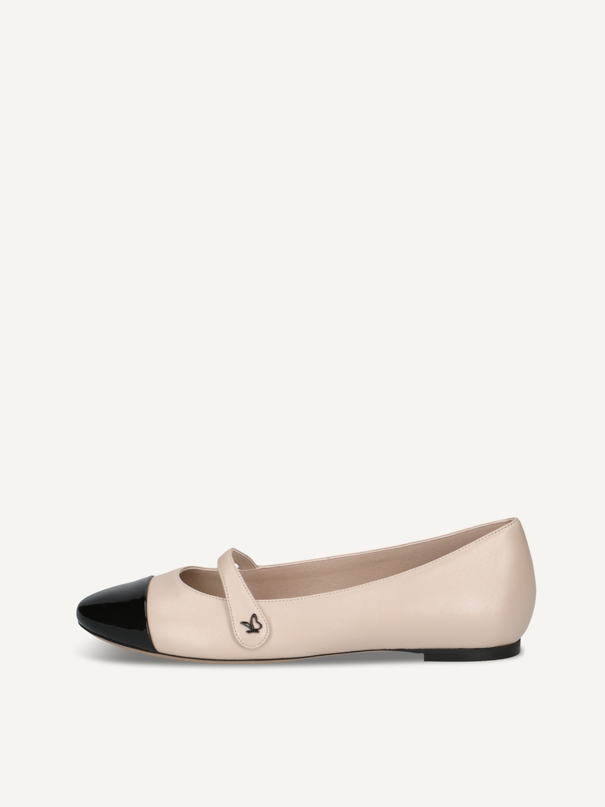 Caprice, Ballerine en cuir - beige BEIGE/BLACK, image 1 sur 5