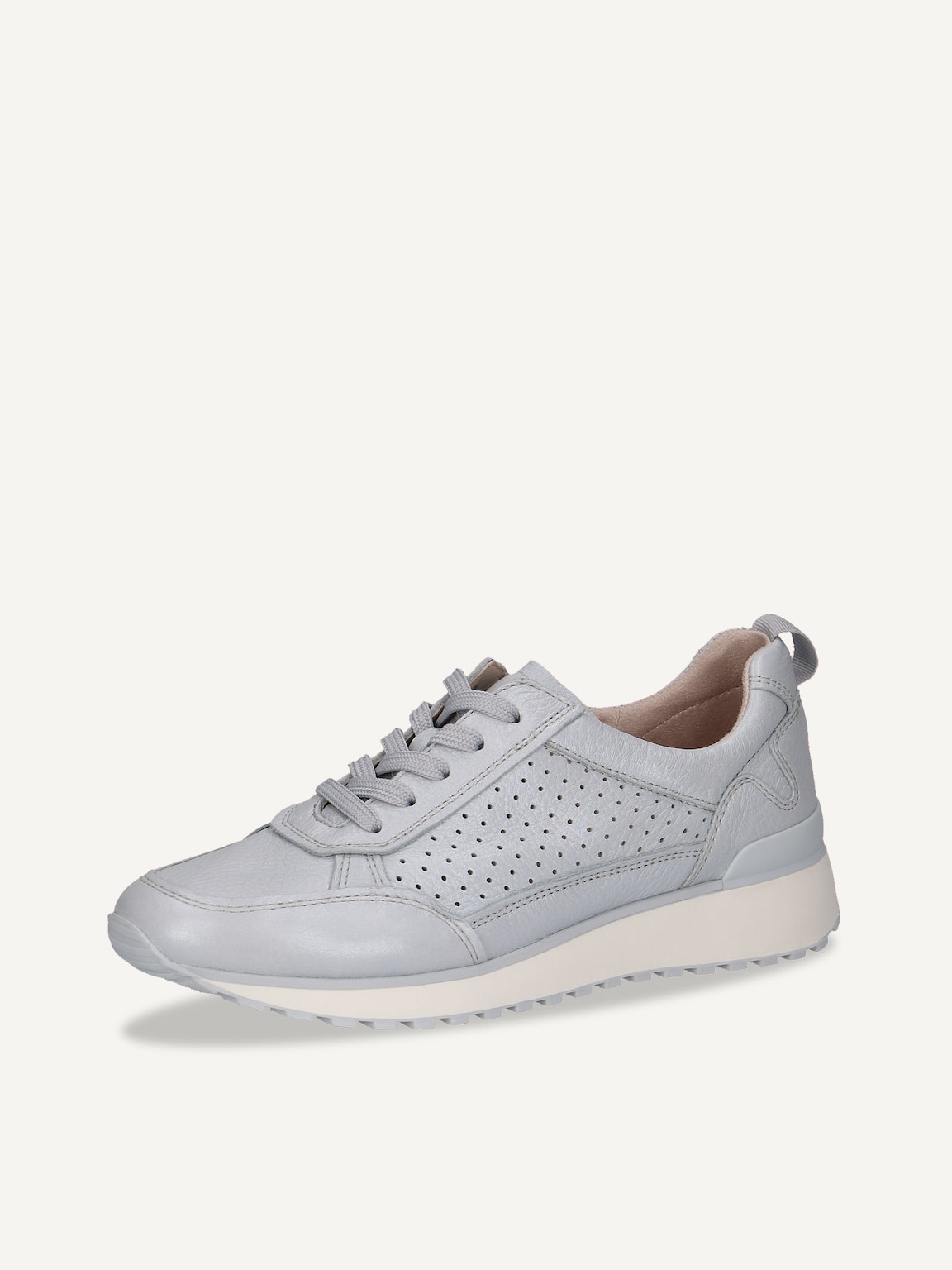 Caprice, Leather Sneaker - blue LT.BLU.PER.DEE, image 1 of 6