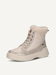 Not selected, Caprice, Bootie - metallic warm lining CREAM COMB