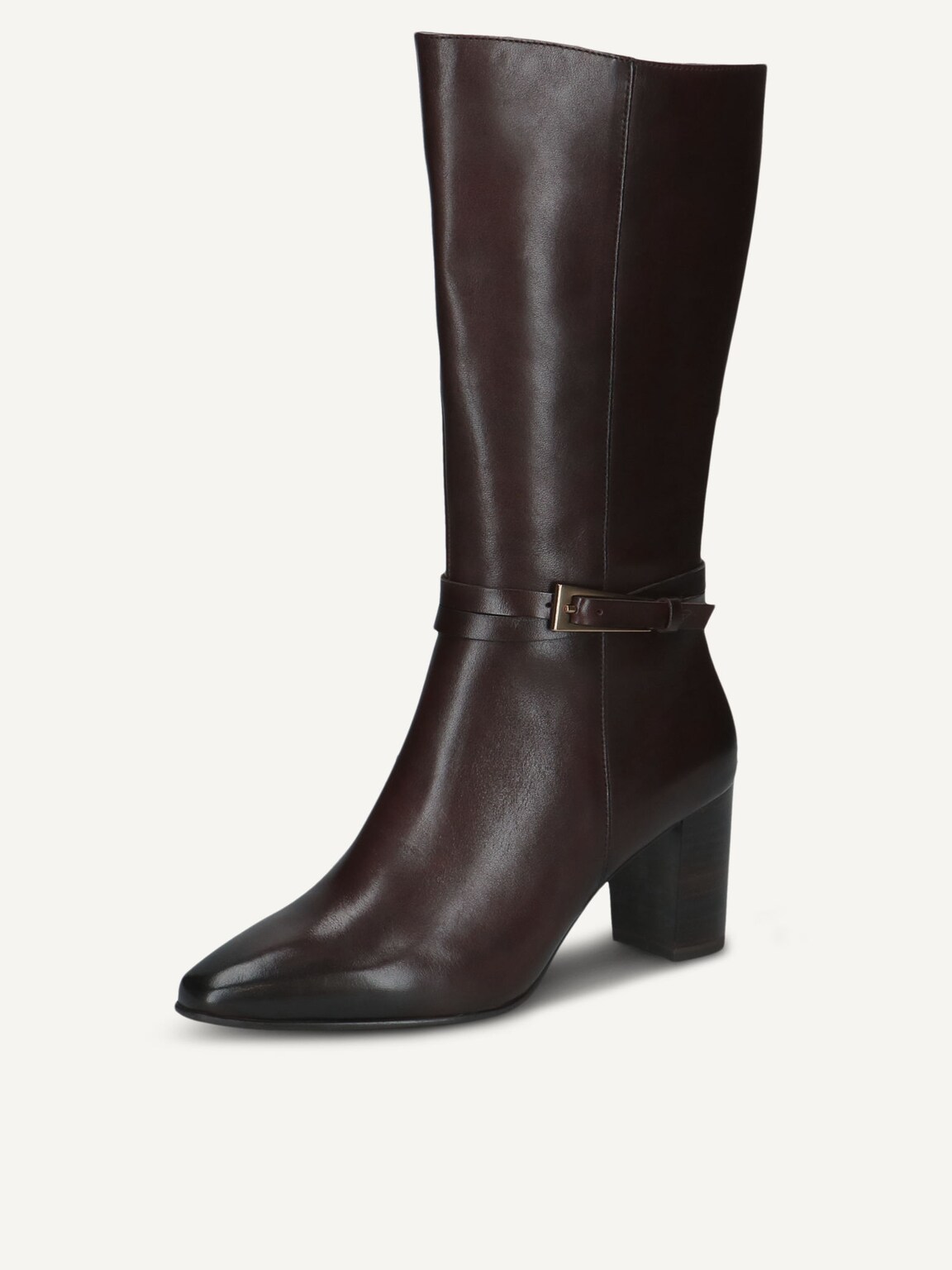 Caprice, Leather Bootie - brown DK BROWN NAPPA, image 1 of 5