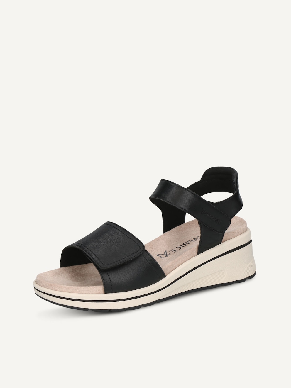 Caprice, Sandale à talon en cuir - noir BLACK NAPPA, image 2 sur 5