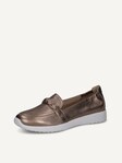 Selected, Caprice, Leather Slipper - brown TAUPE MET.DEER