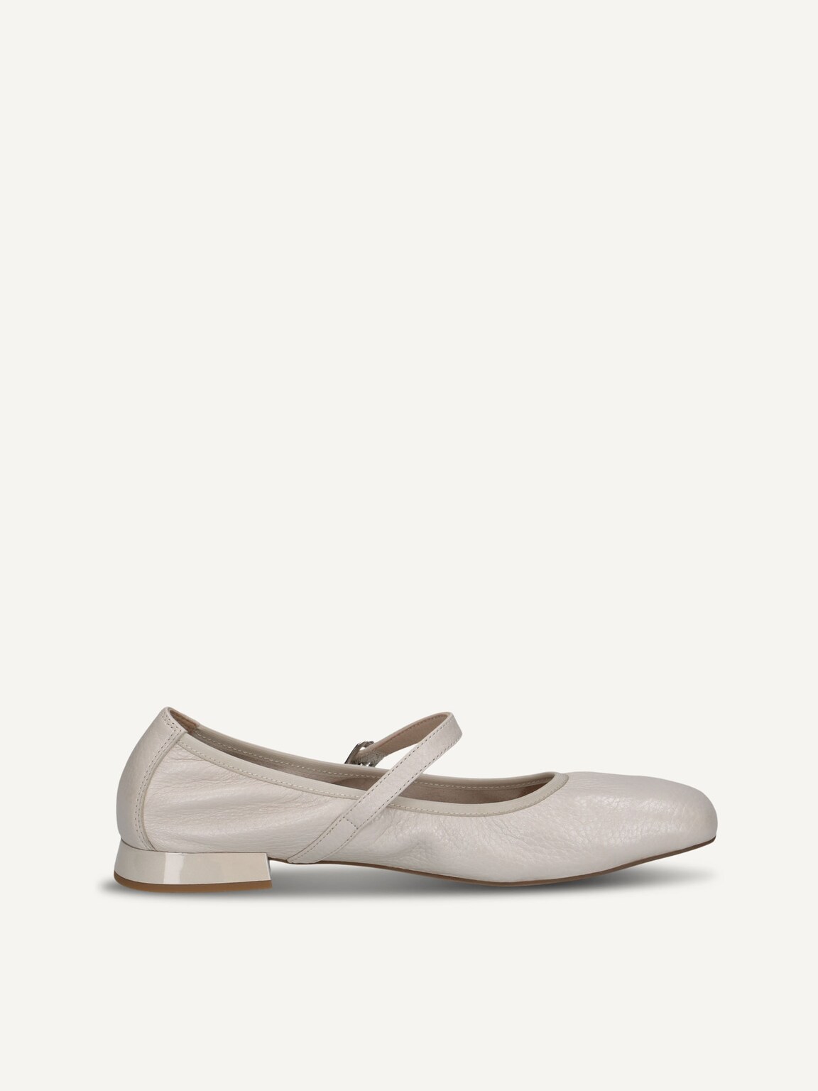 Caprice, Leather Ballerina - white PEARL PER.DEER, image 4 of 6