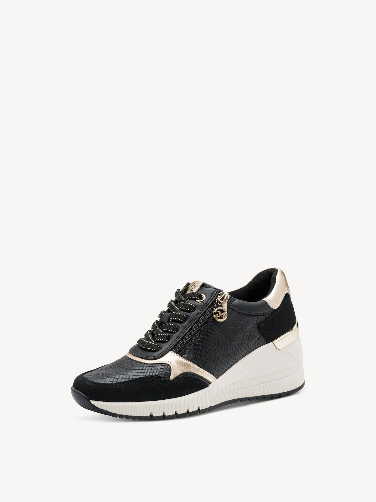 Marco Tozzi, Sneaker - schwarz BLACK/GOLD, Bild 1 von 7